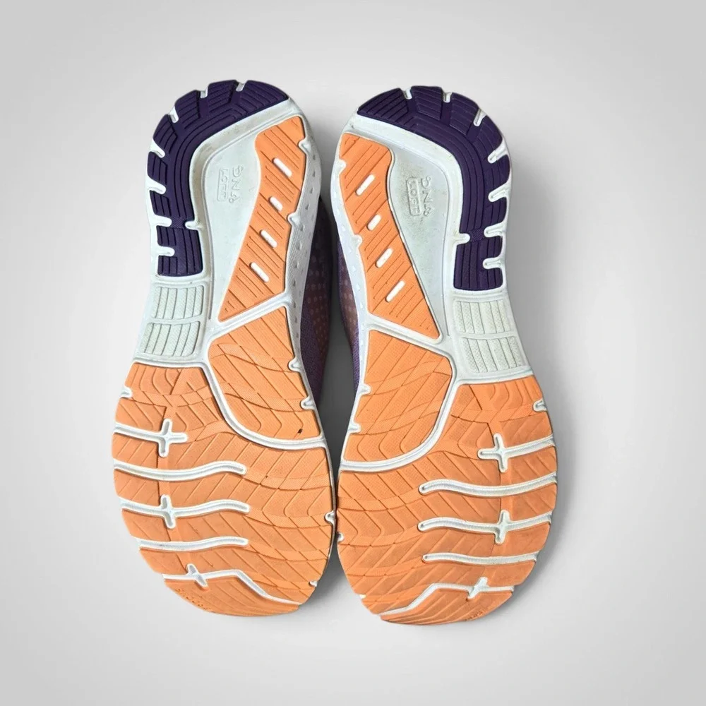 Brooks Glycerin 18 Womens Running Shoes Purple Orange Size 9